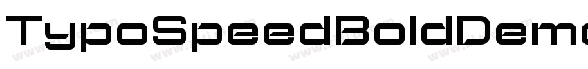 TypoSpeedBoldDemo It字体转换